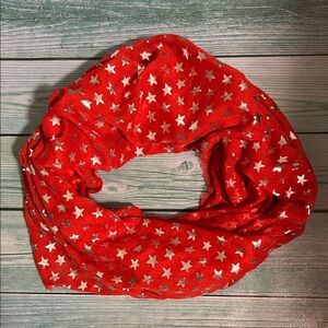 Red Starry Women’s Infinity Scarf
